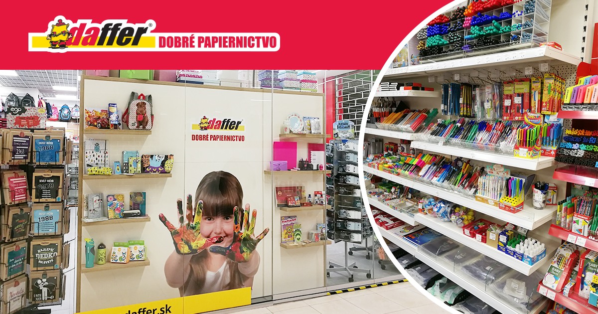 Poprad, OC Forum | Daffer - Dobré papiernictvo