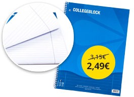 Špirálový blok College A4