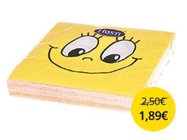 Servítky Smiley 20ks