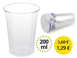 BIO Plastový pohár 200ml
