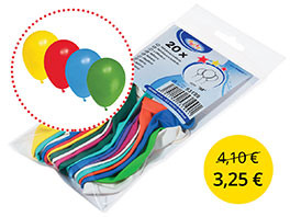 Balóny farebné sada 20 ks